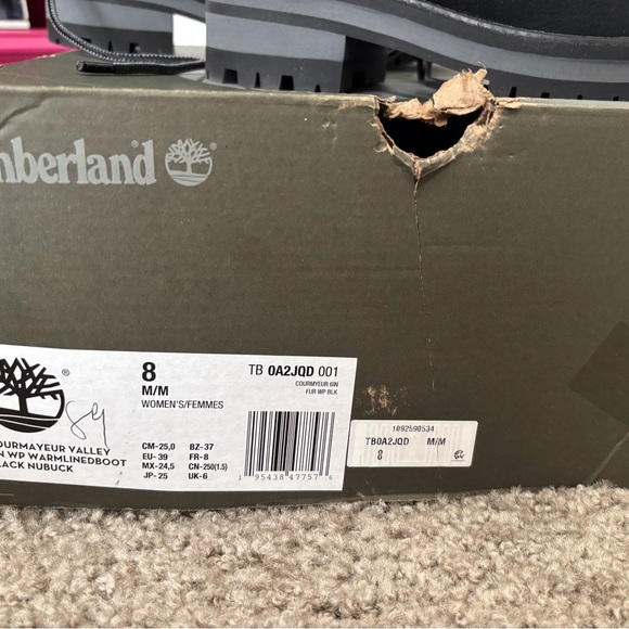 Timberland Black Winter Boots for cold, rain, or snow! - Picture 5 of 5